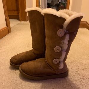 UGGBailey Button Triplet II Genuine Shearling Boot